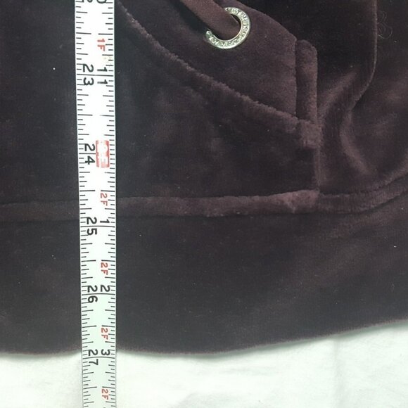 Chico's Women's Brown Velour zip Jacket Size 2 - Picture 5 of 6